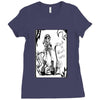 crazy girl Ladies Fitted T-Shirt