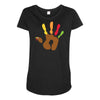 chicken Maternity Scoop Neck T-shirt