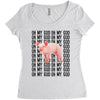 oh my god pig Women's Triblend Scoop T-shirt