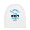 grumpa saurus rex Baby Beanies