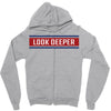 Look Deeper Zipper Hoodie