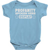 profanity spoken here Baby Onesie