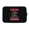 merry christmas ugly christmas sweater Laptop sleeve