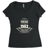 premium vintage 1953 classic perfectly aged limited edition Women's Triblend Scoop T-shirt