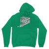 some game involving falling blocks in the style of m.c. escher Hoodie