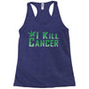 I Kill Cancer, I Kill Cancer T Shirt Racerback Tank