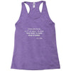 oscar wilde quote girls Racerback Tank