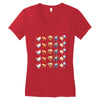 christmas animal Women's V-Neck T-Shirt