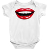 lips red Baby Bodysuit