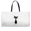 black cat idiot Weekender Totes