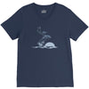 dolphin rider V-Neck Tee