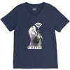 faith animal pray V-Neck Tee