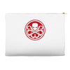 red skull logo avengers marvel comics gift Accessory Pouches