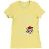 she reads books to live book lover Ladies Fitted T-Shirt