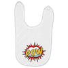 POW! Funny Explosion Cartoon Baby Bibs