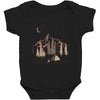 night in the forest Baby Bodysuit