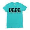 papa Ladies Fitted T-Shirt