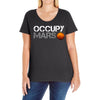 elon musk occupy mars Ladies Curvy T-Shirt