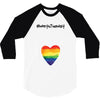 Worth The Wait Rainbow 3/4 Sleeve Shirt