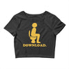 downloading poop Crop Top