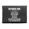 Super October Girl Accessory Pouches
