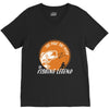 the man the myth the fishing V-Neck Tee