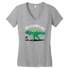 hugasaurus rex Women's V-Neck T-Shirt