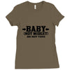 baby not midget do not toss Ladies Fitted T-Shirt