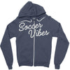 soccer vibes Zipper Hoodie