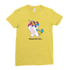 Unicorn Ladies Fitted T-Shirt