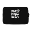 eat plants lift heavy Laptop sleeve