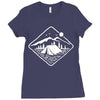 camp mode on Ladies Fitted T-Shirt