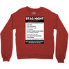 funny stag night checklist, ideal gift, christmas present Crewneck Sweatshirt