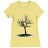 shades of winter Ladies Fitted T-Shirt