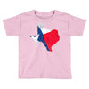 Eroded Texas Map With Flag Toddler T-shirt