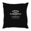 vintage genuine 1986 series all original parts Throw Pillow