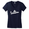 vespa 2 Women's V-Neck T-Shirt