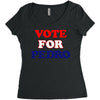 Vote For Pedro Women's Triblend Scoop T-shirt