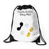 Creating a Little Disney Magic Character Drawstring Bags