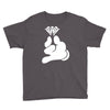 cartoon hands holding diamond Youth Tee