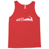 evolution of man' chequered flag classic 912 Tank Top