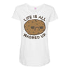 life is all mashed up Maternity Scoop Neck T-shirt