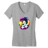 lesbian pride dragon Women's V-Neck T-Shirt