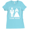 wedding funny game over Ladies Fitted T-Shirt