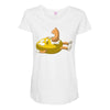peanut inside Maternity Scoop Neck T-shirt
