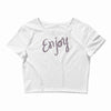 cute enjoy Crop Top