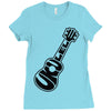 ukulele Ladies Fitted T-Shirt