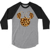Minnie Mouse Leopard 3/4 Sleeve Shirt