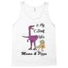 mama &amp; pizza dinasour Tank Top