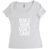 boat hair don't care Women's Triblend Scoop T-shirt